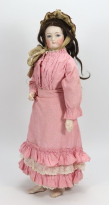 A large Francois Gaultier bisque shoulder head fashion doll, French 1870s,