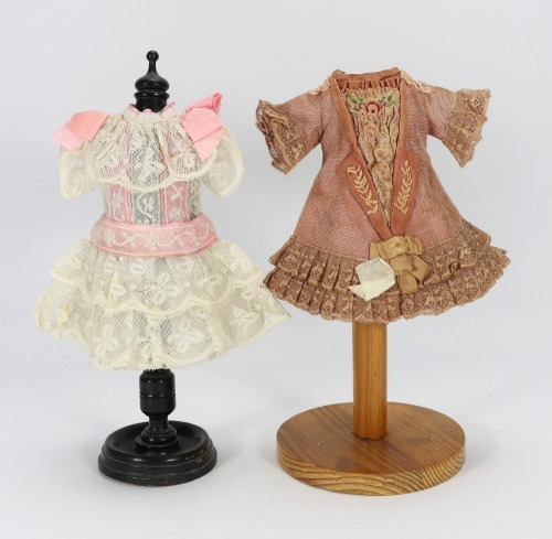 Two dolls dresses,