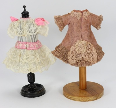 Two dolls dresses, - 2
