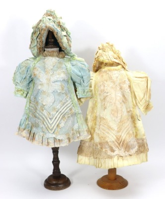 A selection of ten various dolls dresses, - 2