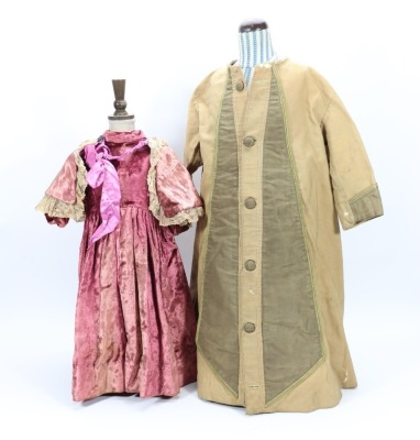 A selection of ten various dolls dresses, - 4