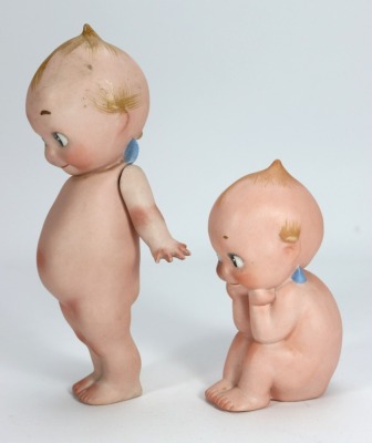 A Rose O&rsquo;Neill all bisque Kewpie doll, 1920s, - 2