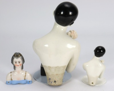A large Dressel and Kister Pierrette pin cushion doll, German 1920s, - 2