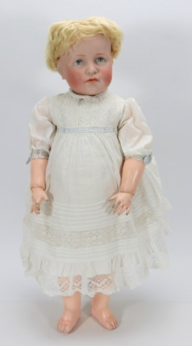 A large Kammer & Reinhardt 114 bisque head character doll, German circa 1909,