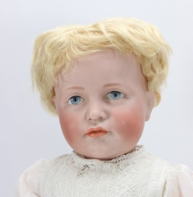 A large Kammer & Reinhardt 114 bisque head character doll, German circa 1909, - 2