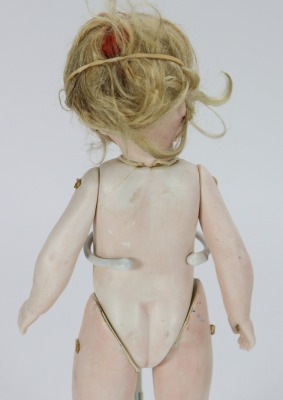 A large Kestner 118 all-bisque doll, German circa 1900, - 5