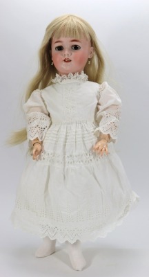A Large Simon & Halbig 1078 bisque head doll,