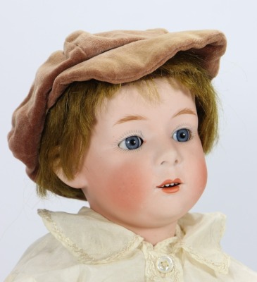 A Gebruder Heubach 10532 bisque head character doll, German circa 1920 - 2
