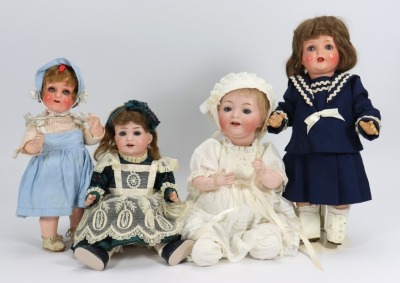 A.M 971 bisque head doll,