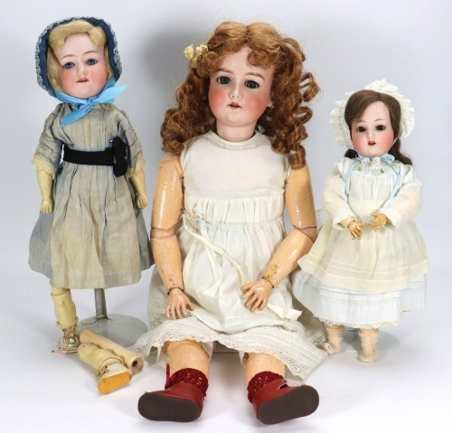A.M 390 bisque head doll,