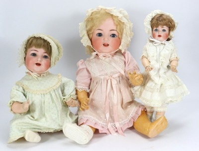 A J.D Kestner 260 bisque head doll,