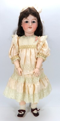 A.M 390 bisque head doll,