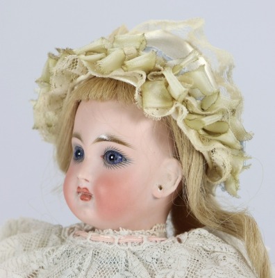 A Hertel Schwab & Co. 136 bisque head doll, German circa 1900, - 2