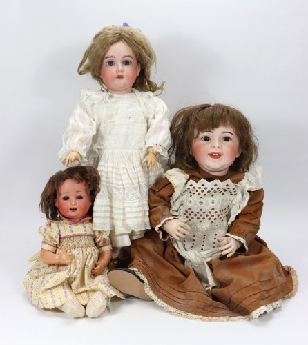 A Heubach Koppelsdorf 267 bisque head baby doll, German circa 1910,