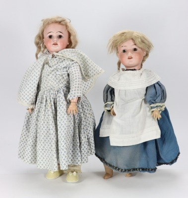An A.M 1894 bisque head doll, German circa 1910,