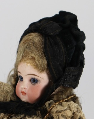 A Simon & Halbig 172 all original bisque shoulder head doll, German, circa 1890 - 2
