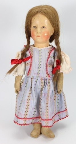 A Kathe-Kruse 'The German Child' doll, German 1950s