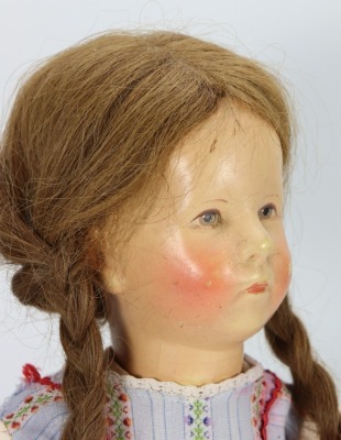 A Kathe-Kruse 'The German Child' doll, German 1950s - 2