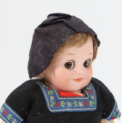 An A.M 323 bisque head &lsquo;Googly&rsquo; doll, German circa 1910, - 2
