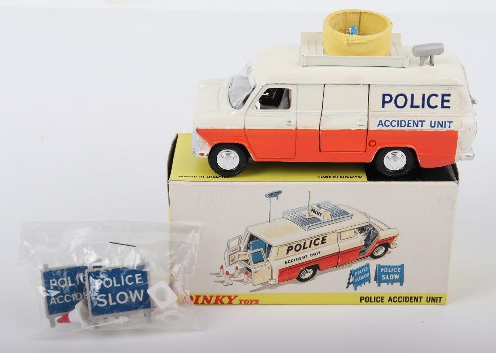 Dinky toys ford transit van police store accident unit