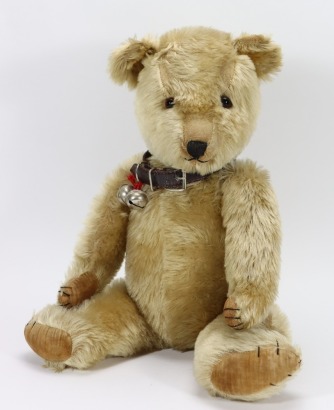 A post-war English Chiltern Hugmee brown mohair Teddy bear,