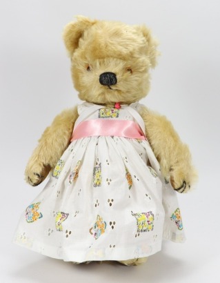 A post -war golden mohair Chad Valley Teddy bear,