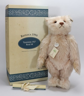 A Steiff Replica Teddy bear 1927 Rose,