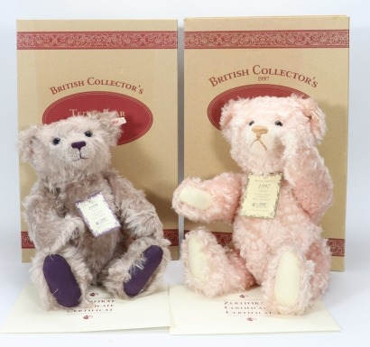 Two Steiff British Collectors Limited Edition Teddy Bears,