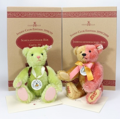 Two Steiff Club Limited Edition Teddy Bears,