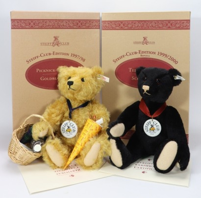 Two Steiff Club Limited Edition Teddy Bears,
