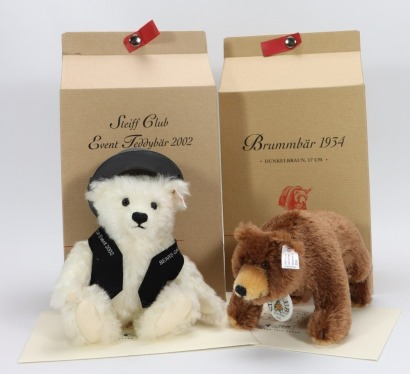 Two Steiff Club Edition replica Teddy Bears,