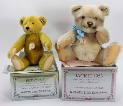 Two Steiff Limited Edition replica Teddy bears,