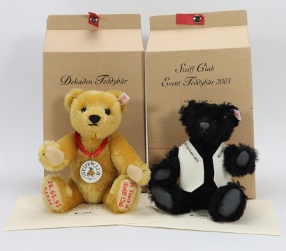 Two Steiff Club Edition replica Teddy Bears,