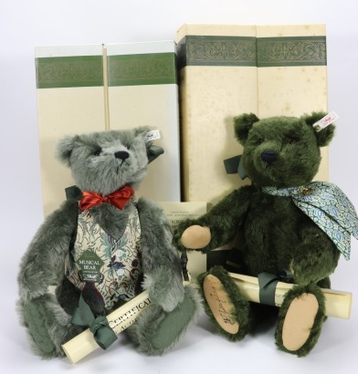 Two Steiff Harrods Limited Edition musical Teddy Bears,
