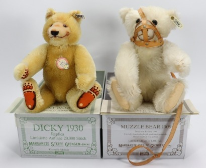 Two Steiff Limited Edition replica Teddy bears,