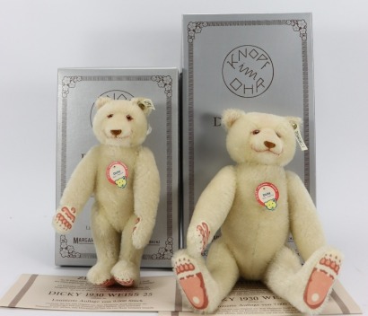 Two Steiff Limited edition replica Dicky bears, 1992,