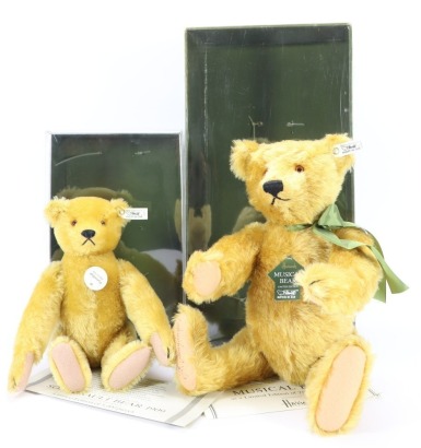 Two Steiff Limited Edition replica Teddy bears,