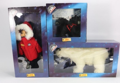 Three Limited Edition Steiff boxed Yukon Quest Fulda,