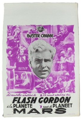 Flash Gordon's Trip to Mars original Universal poster, Belgium print 1950,