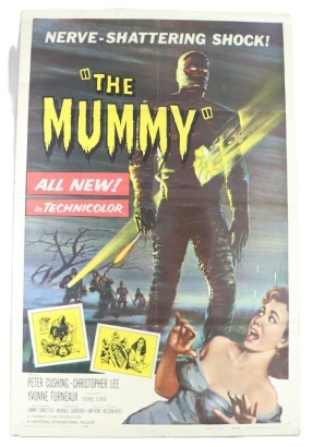 The Mummy Hammer Films Movie poster, 1959 Universal Pictures,