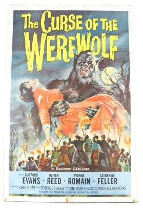 The Curse of the Werewolf Hammer Films Movie poster, 1961 Universal Pictures,