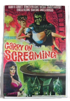 Carry on Screaming artwork by Tom Chantrell,