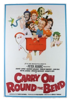 Four Carry On single sheet Film posters,