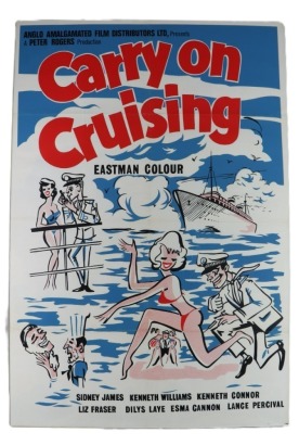 Carry On Cruising, single sheet Film poster,