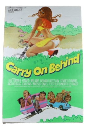 Two Carry On single sheet Film posters,