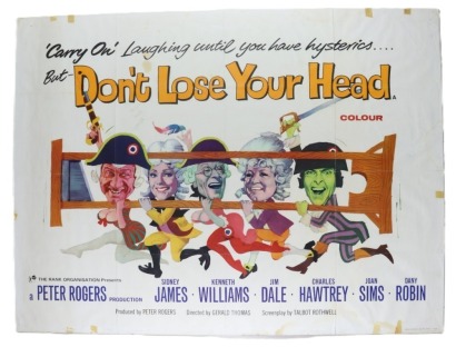Two Carry On single sheet Film posters,