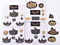 Grouping of Mostly Officers Gloucestershire Regiment Badges