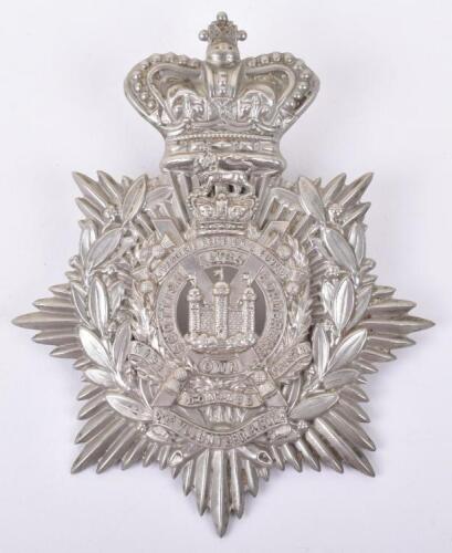Victorian 2nd Volunteer Battalion Kings Own Scottish Borderers Other Ranks Helmet Plate