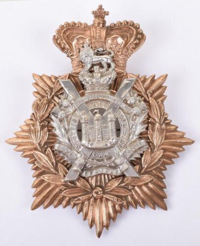 Victorian Kings Own Scottish Borderers Other Ranks Helmet Plate