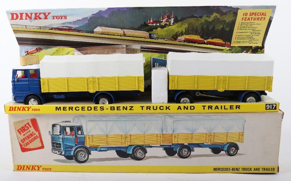 Dinky Toys 917 Mercedes-Benz truck and trailer